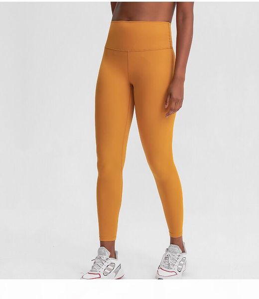 

L019 align 28" pants yoga leggings women canada yoga naked leggings lady sexy Gym Running Joggings Trousers Fitness Sports Leggings, Black