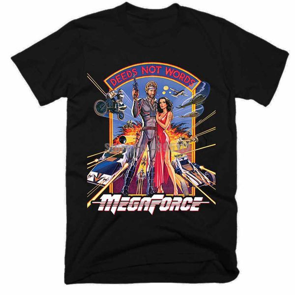 

megaforce movie 's funny streetwear harajuku girl short sleeves for man sport hooded sweatshirt hoodie t shirt