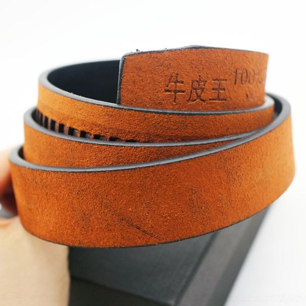 

1w9yg man 4.0 vegetable wide tanned double skin belt automatic belt with leather leather for man udev5, Black;brown