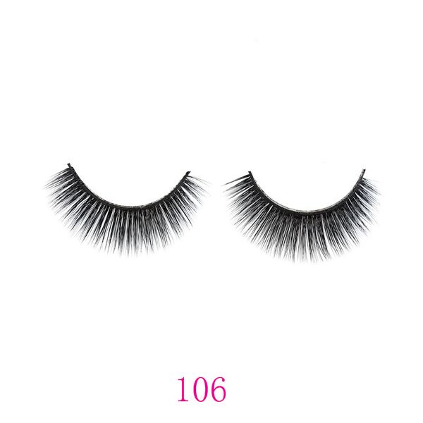 

eyelashes hand-made natural long lengthing false eyelashes thick soft comfortable spiky sticky for eye make-up 106 107 108