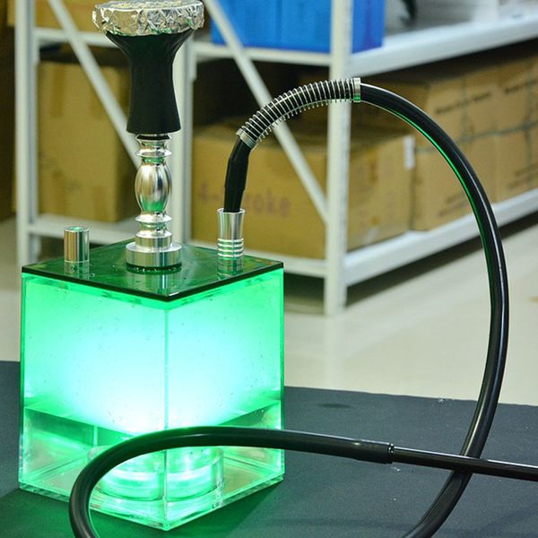 

cubic acrylic hookah chicha set fashion design