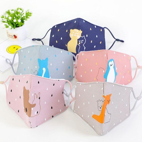 

cotton mask cloth kid pm2.5 valve mask children mask dustproof breathable protection washable hanging ear type masks