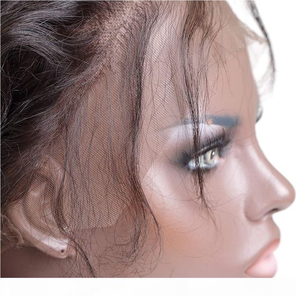 

remy lace frontal wig pre plucked with baby hair 150% density body wave human hair wigs for black women