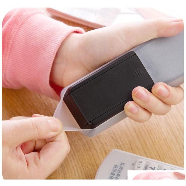 

2 pc 6 sizes remote control cover sile transparent tv remote control case air conditioning dust pro qylyly bdetoys