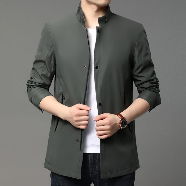 

zhuo danlong's new autumn 2020 stand collar men's jacket m55283, Black;brown