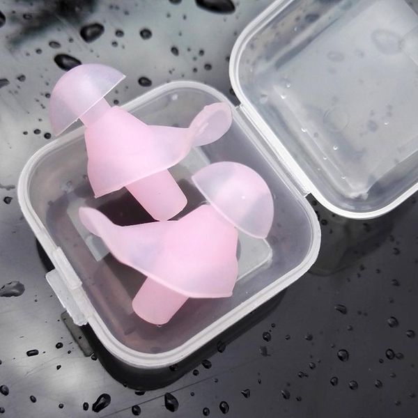 

swim soft sile earplugs flexible ear plugs swimming surfing traveling snorkeling diving water sports swimming ac sqcpad
