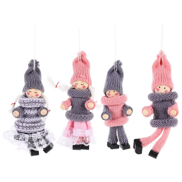 

4pcs christmas hanging pendant christmas tree pendant xmas scene layout supplies 4pcs christmas cotton wmtdsm xhhair
