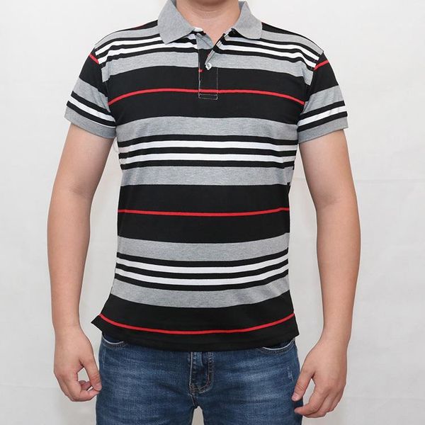 

men's polos hombre men short sleeve casual stripe shirt camisa embroidered masculine colorful crocodile homme asia size1, White;black