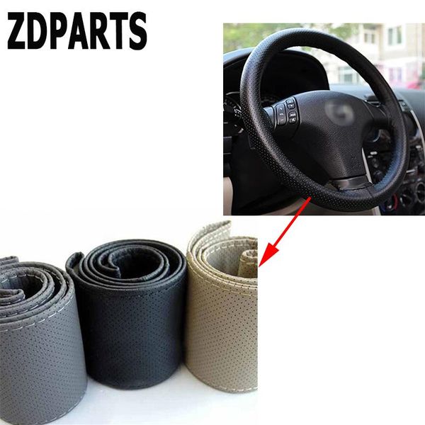 

zdparts 38cm leather automobiles car steering wheel covers for w203 w204 211 smart starline a93 c4