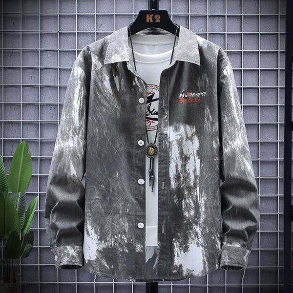 

2021 autumn long-sleeve male casual shirts loose new fashion shirt ecju, White