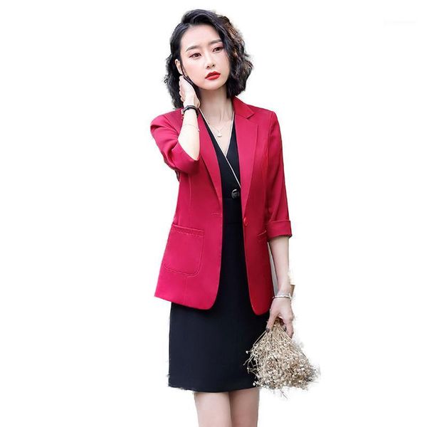 

wine formal dress blazer women dresses with jacket women's dress suit set office wear work for ladies evening elegant costumes1, White;black