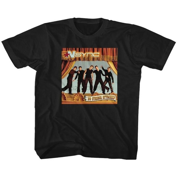 

nsync toddler t-shirt no strings attached black tee sport hooded sweatshirt hoodie