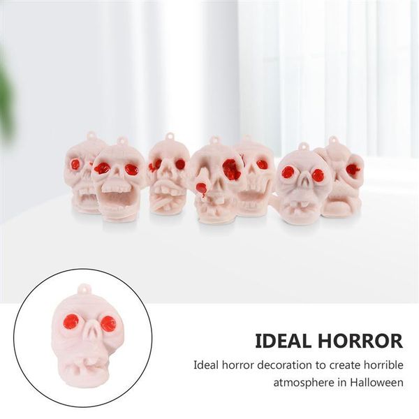 

20шт шутка игрушка декоративных сымитированного spooky реквизит игрушка для halloween party искусственного черепа с моделью 20pcs розыгрыши