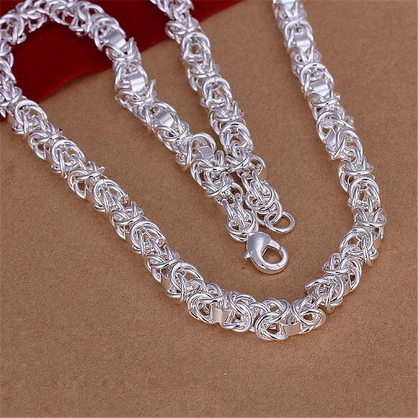 

factory wholesale refined charm men women silver color necklace fashion jewelry wedding gift n061 h bbyfrv