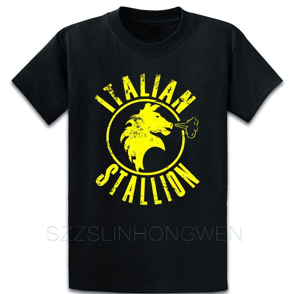 

italian stallion rocky t shirt crew neck building spring autumn printing novelty loose natural cotton shirt sport hooded sweatshirt hoodie
