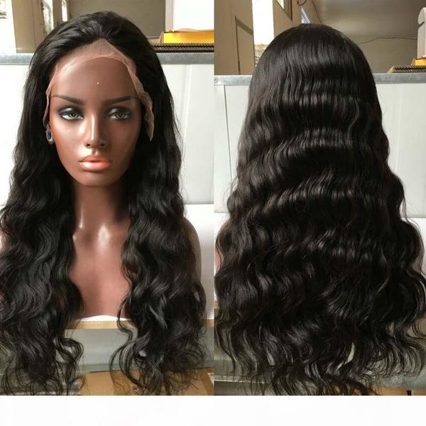 

2019 african american silk glueless full lace wigs, silk base lace front wigs wavy, peruvian human hair wigs for sale, Black;brown