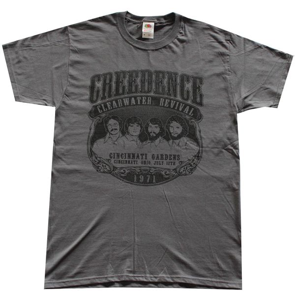 

creedence clearwater revival ccr mens t shirt gray sport hooded sweatshirt hoodie
