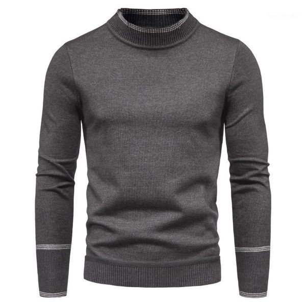 

men's sweaters men's sweater mock neck long-sleeve sweater1, White;black