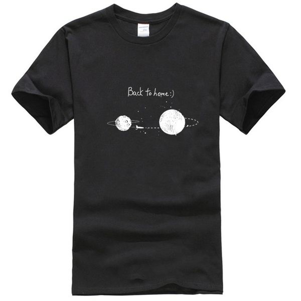 

fashion spaceship back to home t shirt men 2018 summer t shirt black design tees loose t shirt homme sport hooded sweatshirt hoodie