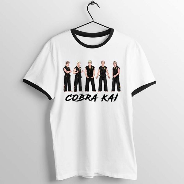

black trim t shirt cobra kai awesome artwork printed tee sport hooded sweatshirt hoodie