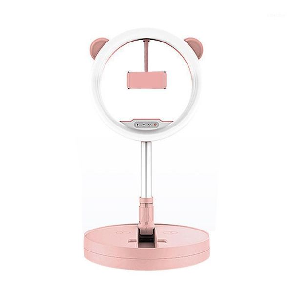 

g2 led fill light, dimmable round stand, phone stand light, self-timer live video recording light1