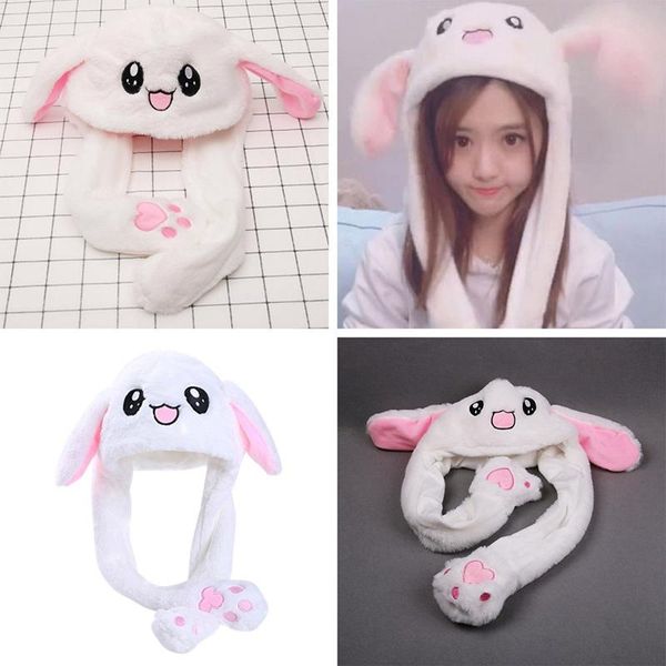 

fashion sports hat ears plush sweet cute airbag cap, Blue;gray