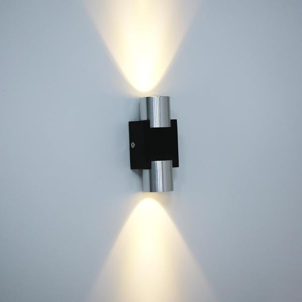 

3w/6w led aluminium wall light aluminum up down led wall lamp bedside room bedroom lamps ambient light lighting rf108