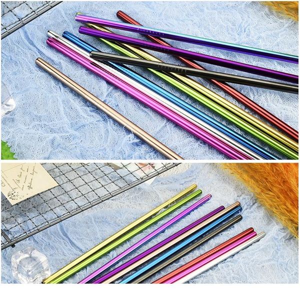 

mixed color reusable metal drinking straw with cleaning brush colorful 304 stainless steel straws for party favors bar a qylkwx
