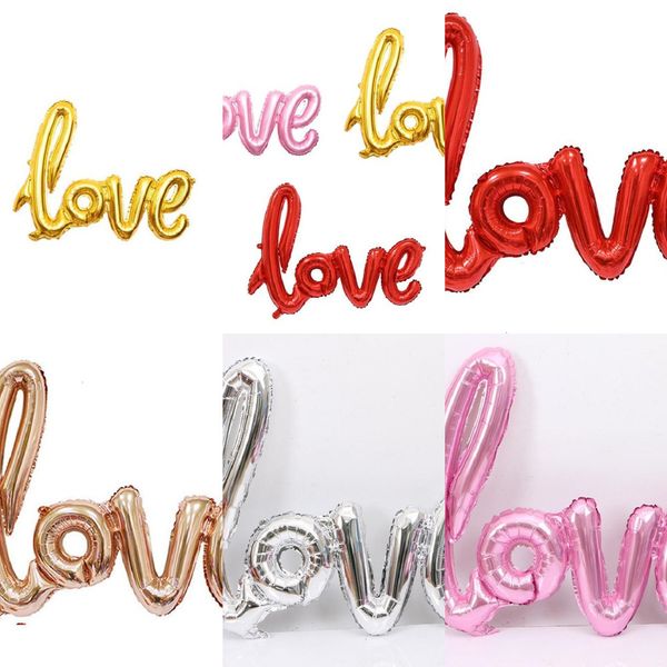 

fast delivery love alphabet air balloons birthday party wedding decoration mylar foil large letter balloon dhl 5 nfg3c