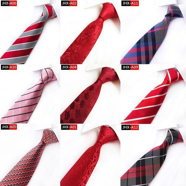 

neck ties 8cm tie for man classic stripe plaid flower paisley geometric necktie business wedding party gravatas jacquard ties1, Blue;purple