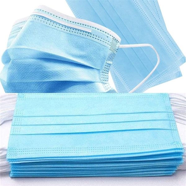 

disposable unisexpersonal protection and dhl health mask 3-layer women men face cover with earlo