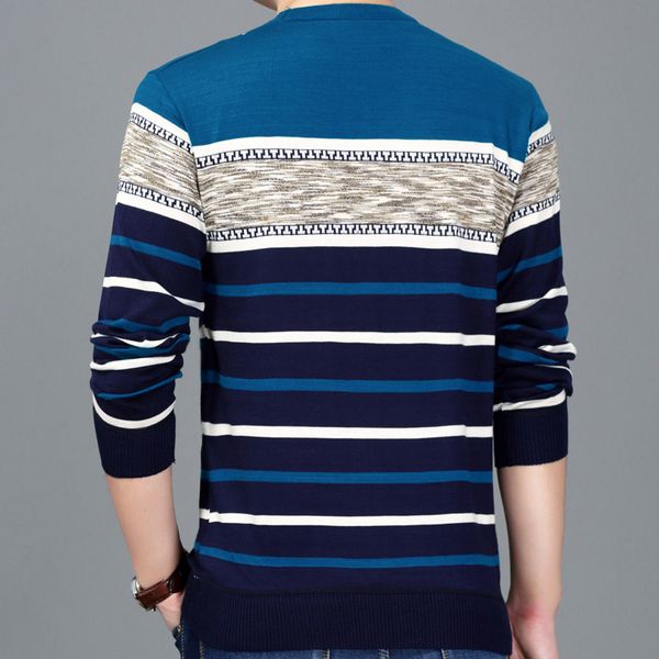 

designer pullover striped men sweater mensthin jersey knitted sweaters mens wear slim fit knitwear fashion clothing 52534 201203, White;black