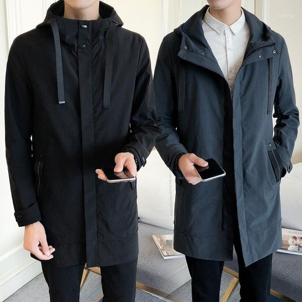 

2020 autumn winter men's jackets windproof overcoat for male youth trim casual jacket outer wear clothing garmentds174tp1251, Black;brown