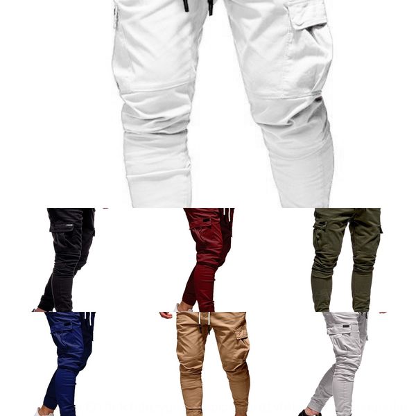 

autumn men's leisure sports multi pocket stitching legged autumn men's leisure sports multi pocket stitching casual pants legged c, Blue