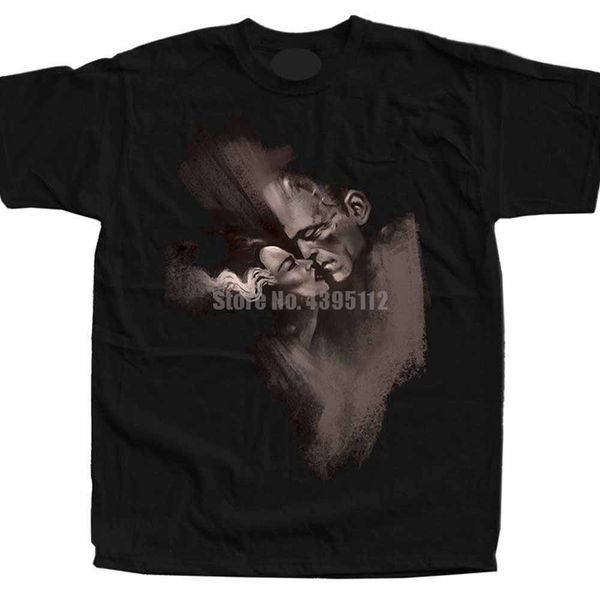 

невеста франкенштейна плакат tshirts streetwear мода tshirt homme t shirt black and white t рубашки для спорта с капюшоном hoodie