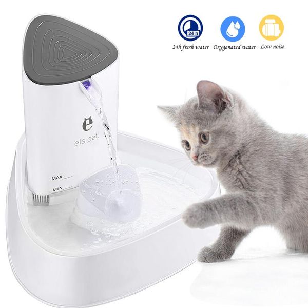 

1.8l cat water fountain quiet matic pet water dispenser for cats dogs birds electric drinking bowl activated carbo sqcbim