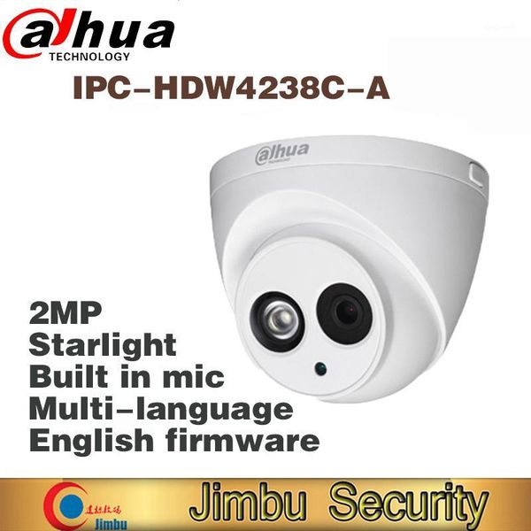 

dh ipc-hdw4238c-a starlight camera built-in mic 2mp ir 30m ip67 network ip camera hdw4233c-a cctv1