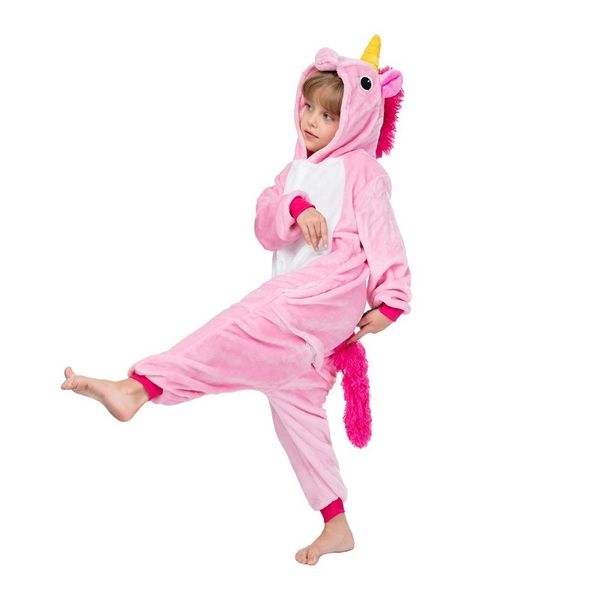 

eoicioi kigurumi pajamas for boys children's christmas pajamas stars pink unicorn baby girls sleepwear kids pegasus onesie 201104, Blue;red