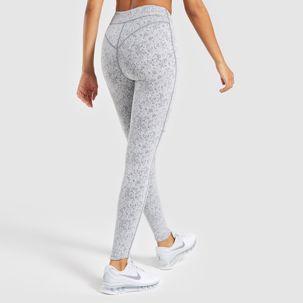 

yoga outfits womens pants high waist printing seamless quick drying and breathable, White;red
