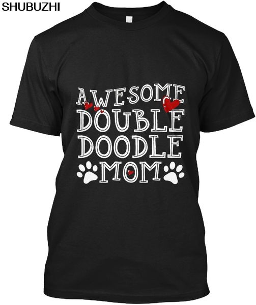 

summer cotton black awesome dog mom double doodle popular tagless euro size sbz149 hoodie designers t shirts sweatshirt