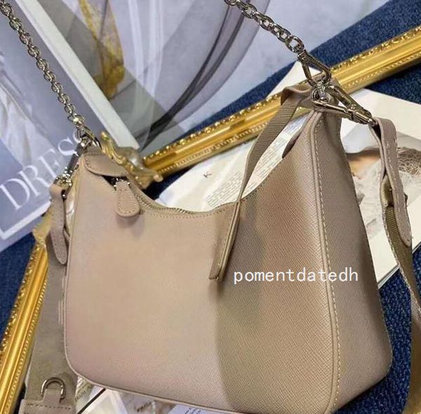 

re-edition hobo crossbody bags classic ladies saffiano leather shoulder bag removable key bags wallet for women l2i8j qynf