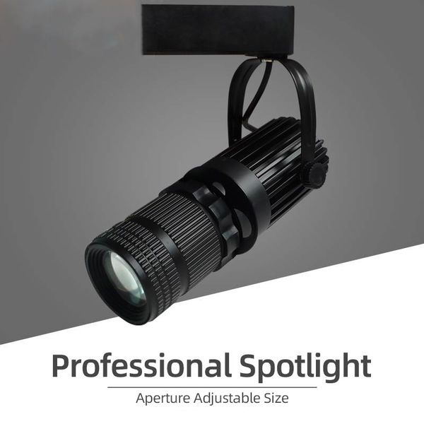 

led track lights restaurant ktv bar background clothing store stage exhibition hall projection zoom track light rail
