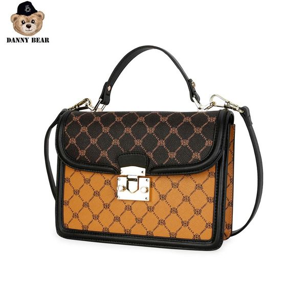 

danny bear women plaid bear series women daily handbag crossbody bag shoulder bag style small square dtb9916541