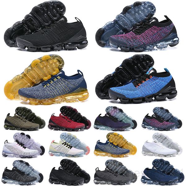 

2019 chaussures moc 2 laceless 2.0 casual shoes triple black designer mens women sneakers fly white knit cushion trainers zapatos hu9n