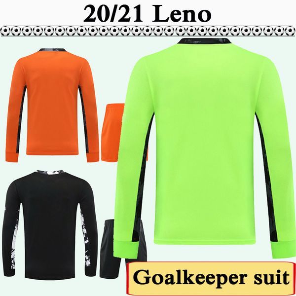 

2020 2021 leno r.runarsson m.macey mens soccer jerseys new club goalkeeper balck orange green football shirts long sleeve clothes, Black;yellow