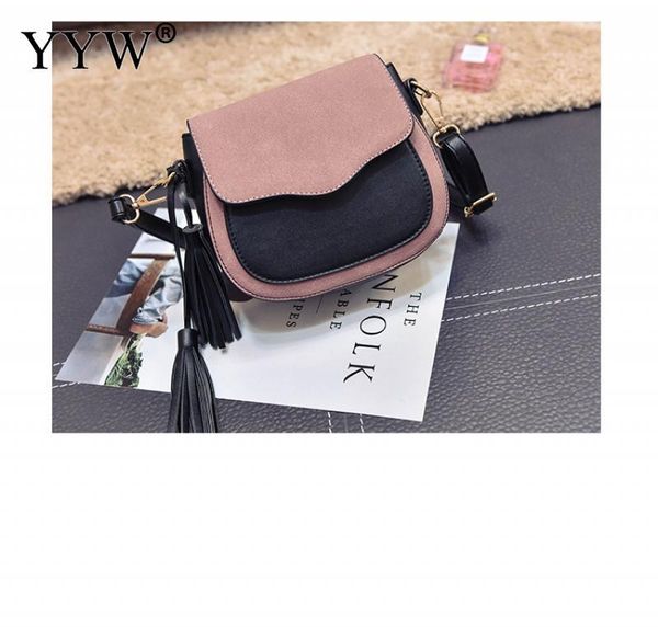 

2020 new trend women handbags retro simple flap fashion shoulder bag tassel ornaments woman messenger bag for teenage girl