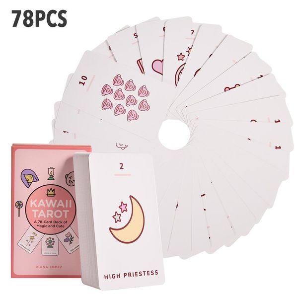 

in stock kawaii tarot a 78-card deck of magic and cute card pdf guidebook check out your future kawaii style with the cutest tarot deck