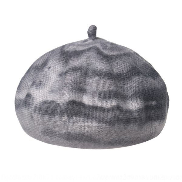 

jsxz net red beret female autumn and japanese british painter pu beret hat korean version of the tide winter casual retro hat, Blue;gray