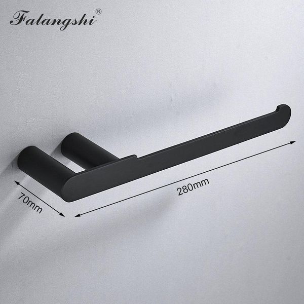 

falangshi ванной оборудование set black отделка высокого качества для полотенец вешалка для полотенец держатель для туалетной бумаги мыльниц