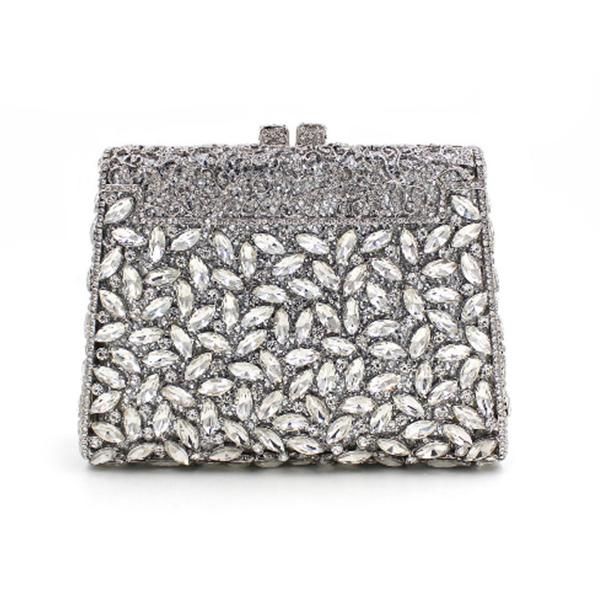 

women purple diamond evening bags ladies pink crystal clutch bag female gold sliver color wedding bridal party prom day clutches